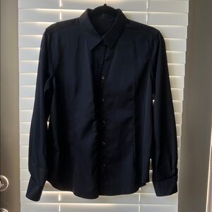 Bartender/Server Black Button-Up Shirt